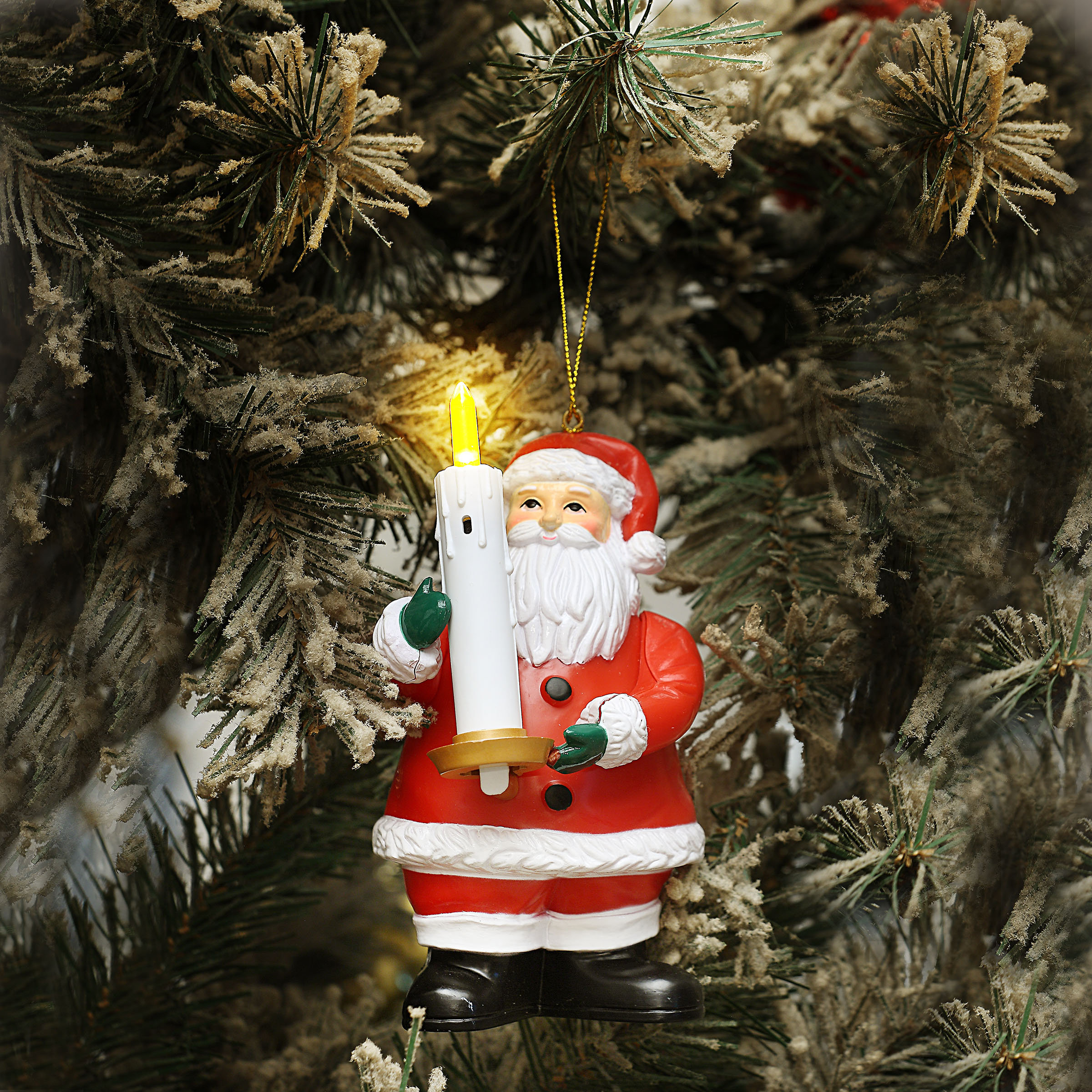 Mr. Christmas Magic of Christmas 5 in. Goodnight Lights Santa Tree
